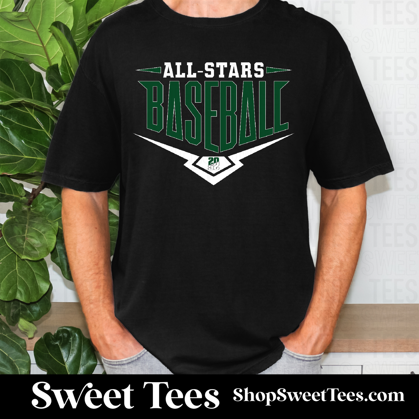 All-Stars Baseball 001 tee - Black