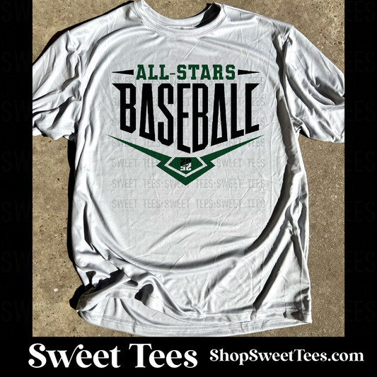 All-Stars Baseball 001 Drifit tee - Silver