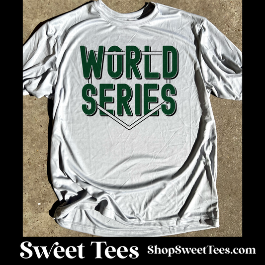 World Series Over Under Plate Drifit tee - Silver