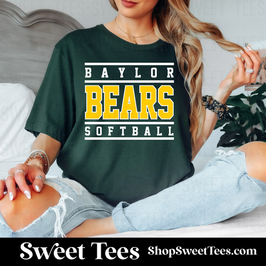 Baylor Bears 4 the Line tee
