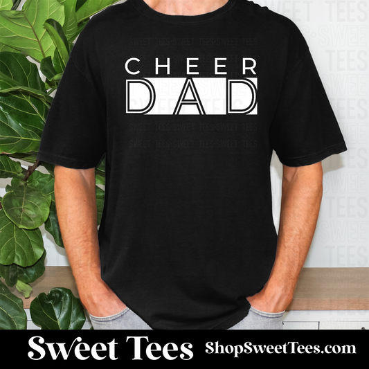Cheer Dad Inline Block tee