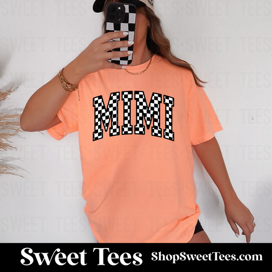 Checkered Mimi tee