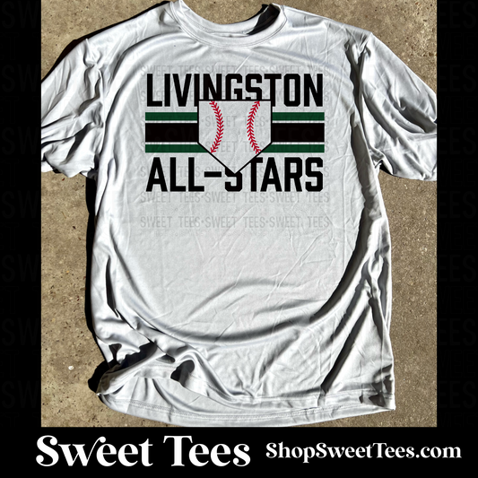 Livingston All-Stars Double Team Plate Drifit tee