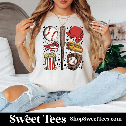 Vintage Baseball Clips tee