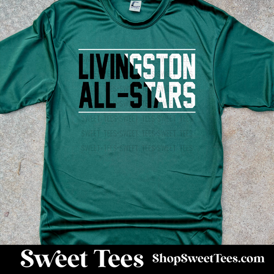 Livingston All-Stars Invert Drifit tee - Green