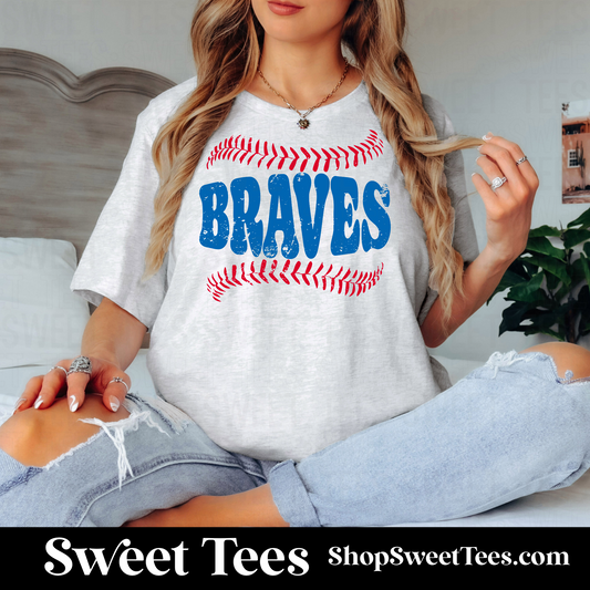 Braves Retro Baseball tee