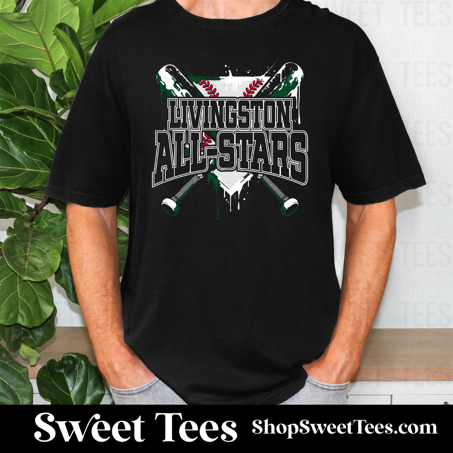 Livingston All-Stars Baseball Drip tee
