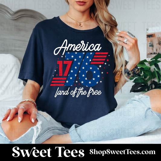 America 1776 tee