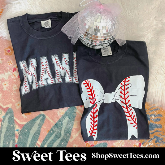 Baseball Mama + Bow Combo