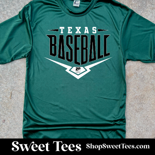 Texas Baseball 001 Drifit tee