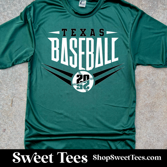 Texas Baseball 002 Drifit tee