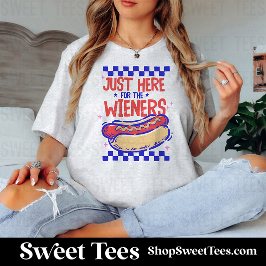Here for the Wieners tee