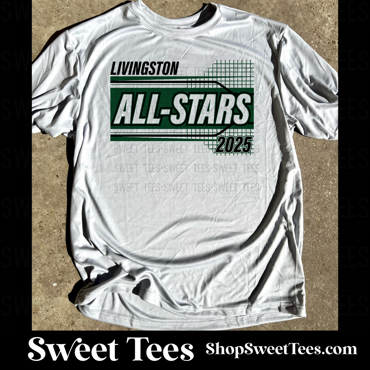 Livingston All-Stars 2025 Grid Drifit tee