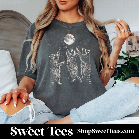 Raccoon Moon tee