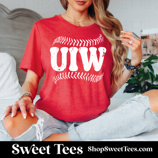 UIW Retro Baseball tee