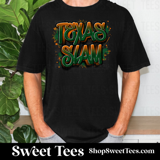 Texas Slam Graffiti tee