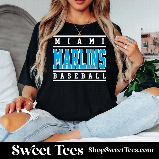 Marlins 4 the Line tee