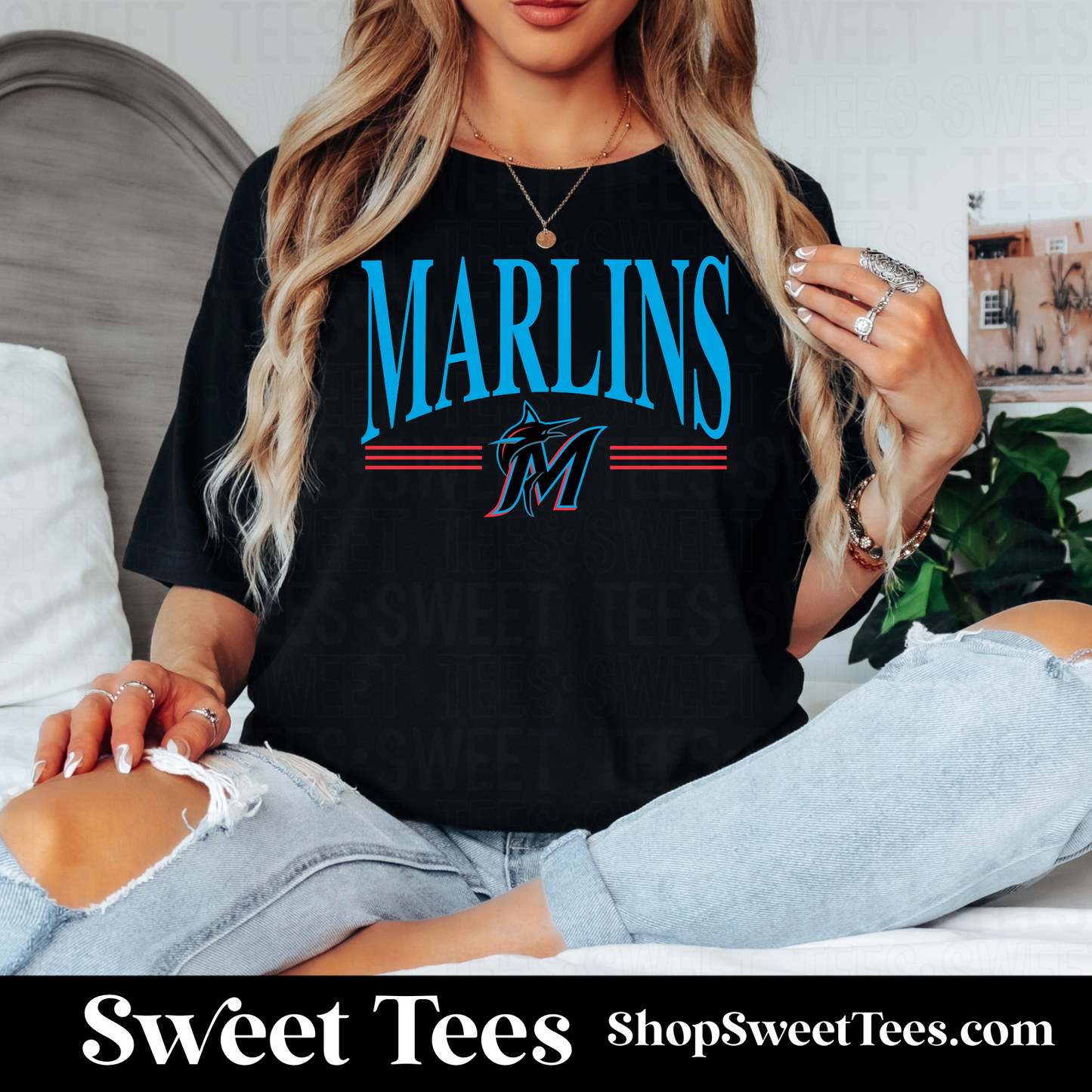 Marlins Classic Lined tee