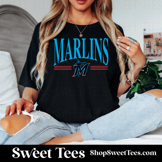 Marlins Classic Lined tee