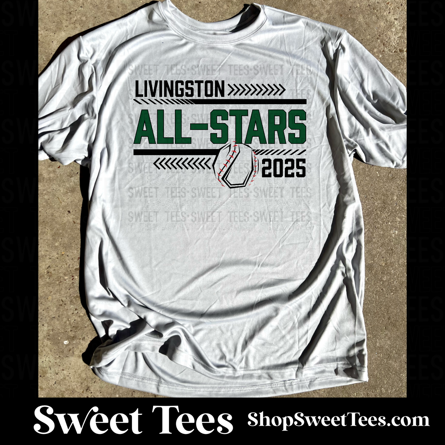 Livingston All-Stars Arrow Drifit tee - Silver