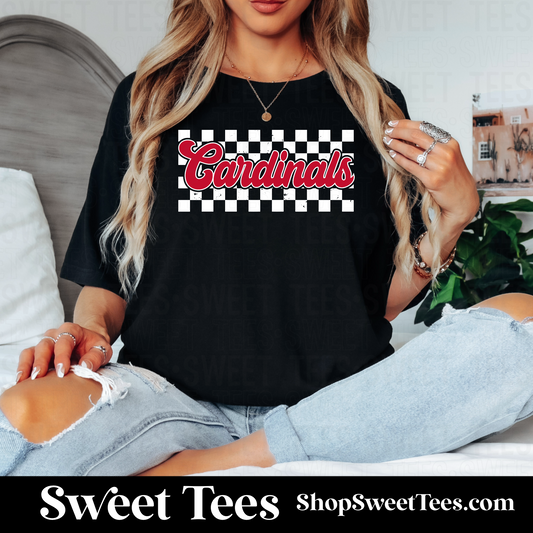 Cardinals Checker tee - Black