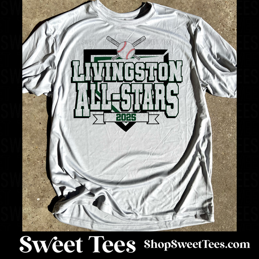 Livingston All-Stars 2025 Plate Drifit tee