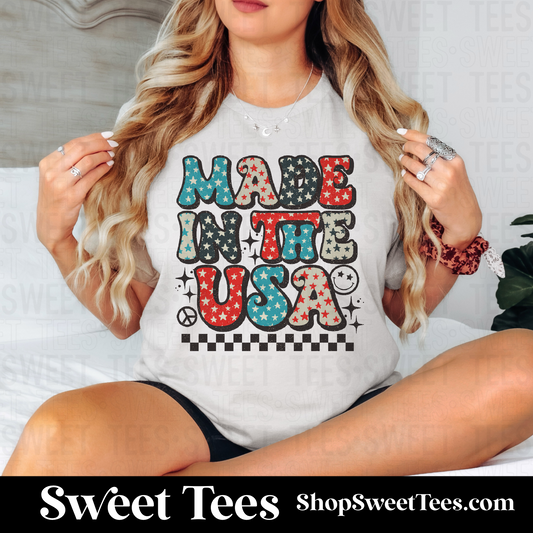 Retro Made in the USA tee