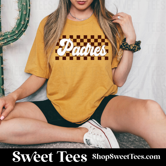 Padres Checker tee