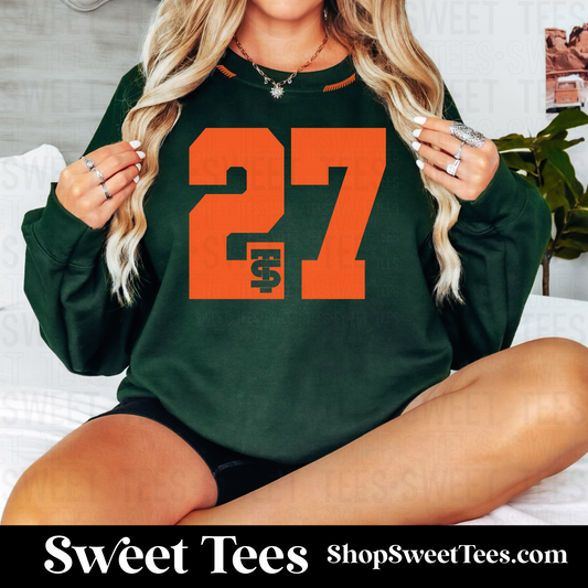 Numbered TS Slam Hand Stitched Sweatshirt - Preorder