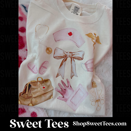 Nurse Coquette tee