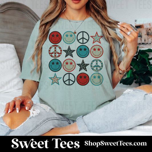 American Smiles tee