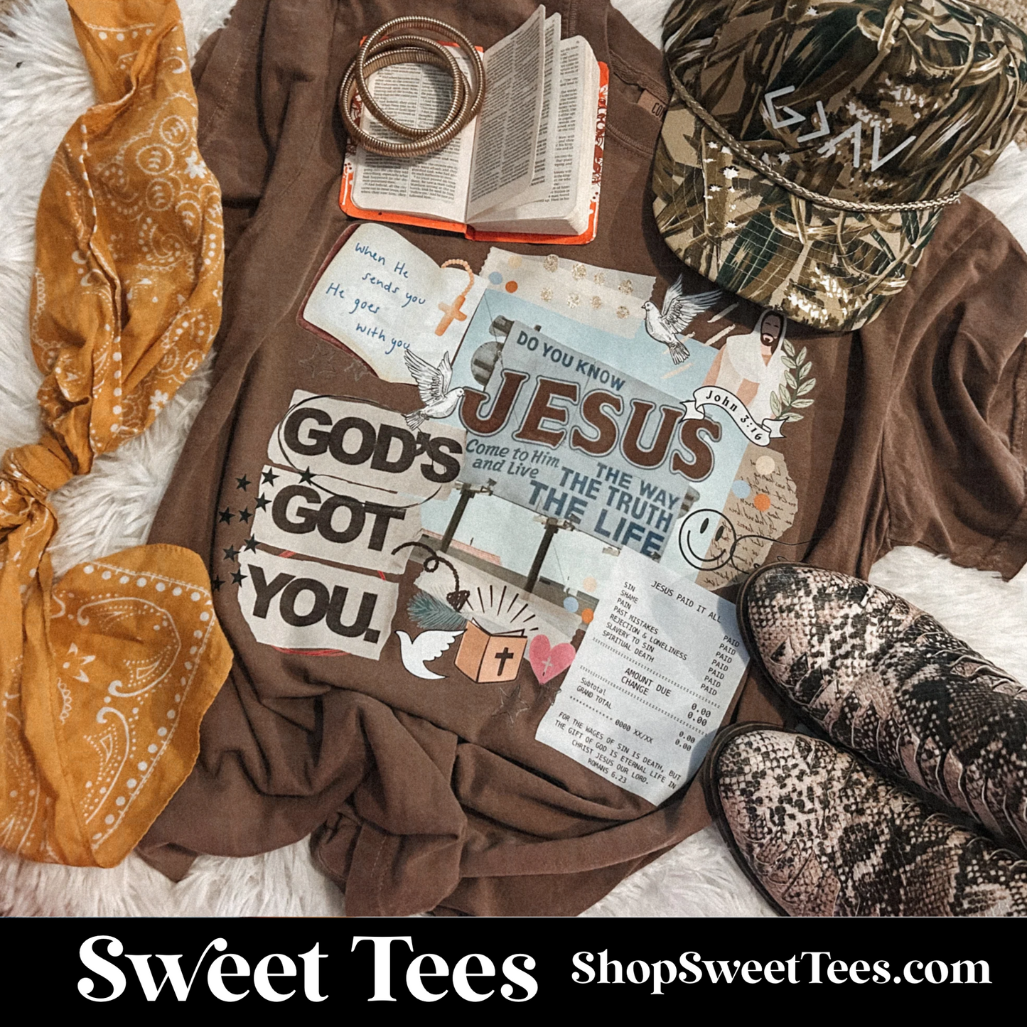 God's Got You tee