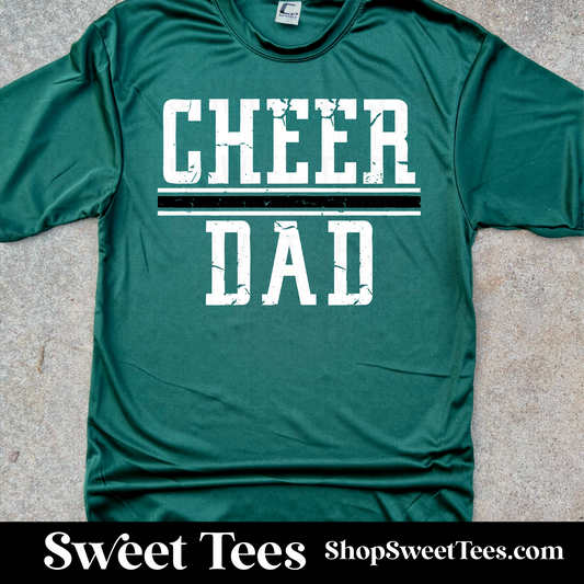 Cheer Dad College Ruled Drifit tee