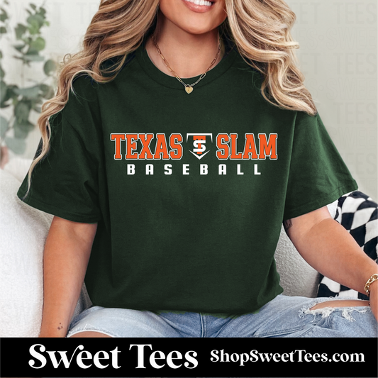 Texas Slam Baseball 088 tee - Forest