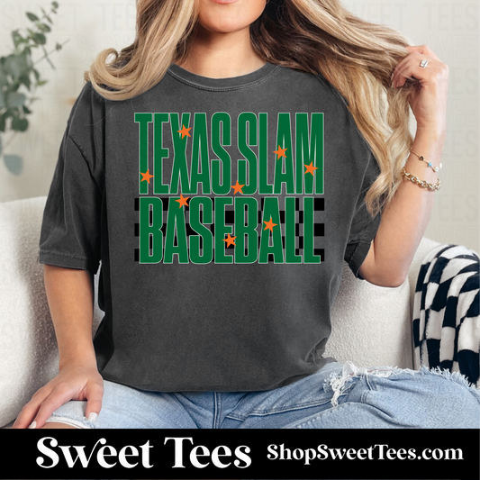 Texas Slam Checkered Stars 134 tee