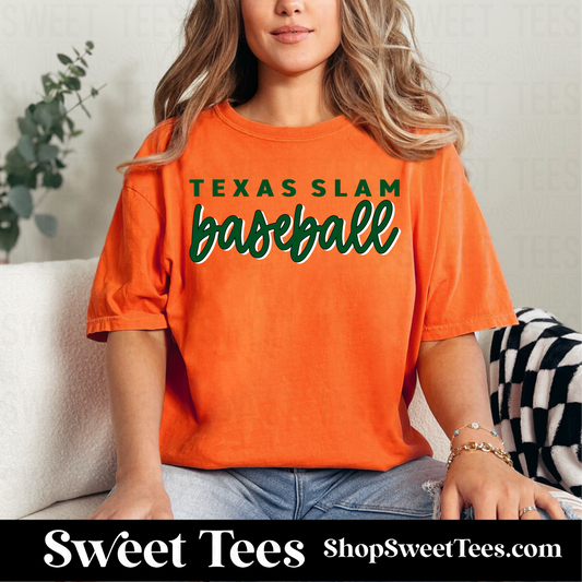 Texas Slam Baseball 290 tee - Orange