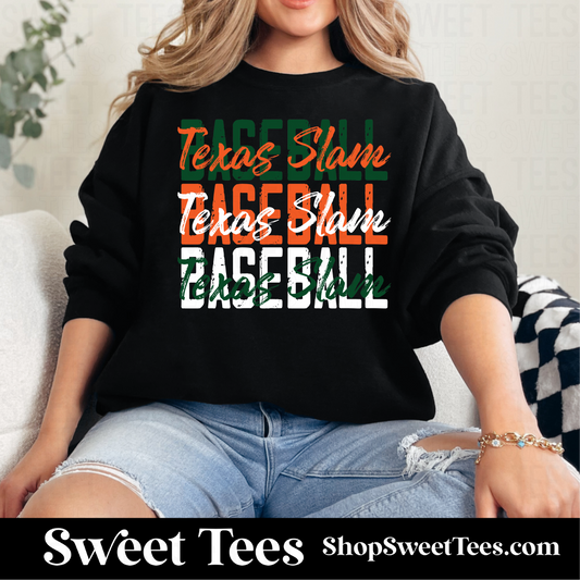 Texas Slam Baseball 053 Sweatshirt