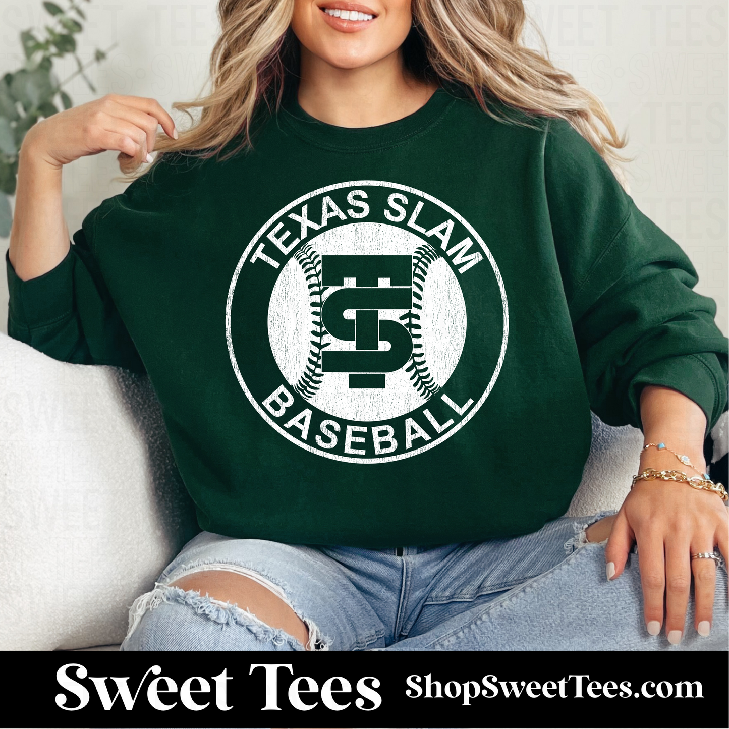 Texas Slam Baseball Old School 149 Sweatshirt