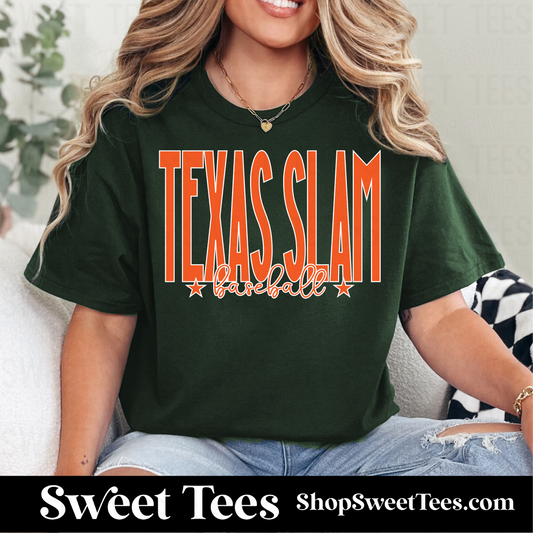 Texas Slam Baseball 160 tee