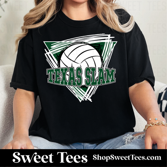 Texas Slam Volleyball Triangle tee