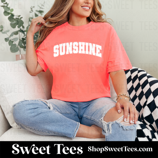 Sunshine Varsity tee