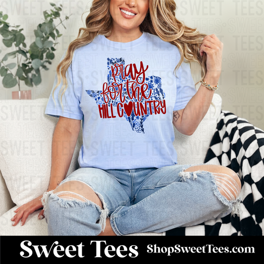 Pray For The Hill Country tee