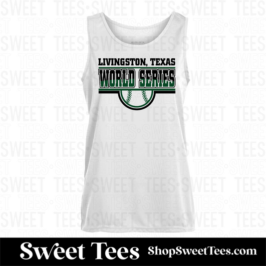 Livingston World Series Silver Ladies Drifit Tank
