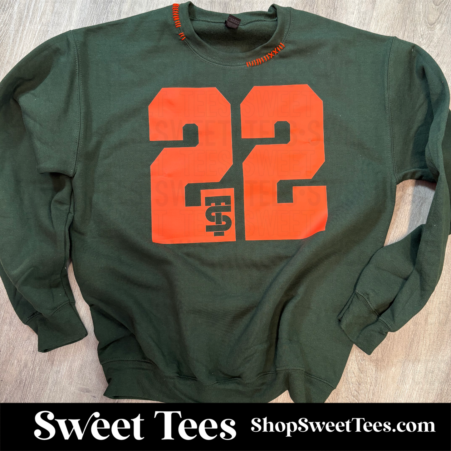 Numbered TS Slam Hand Stitched Sweatshirt - Preorder