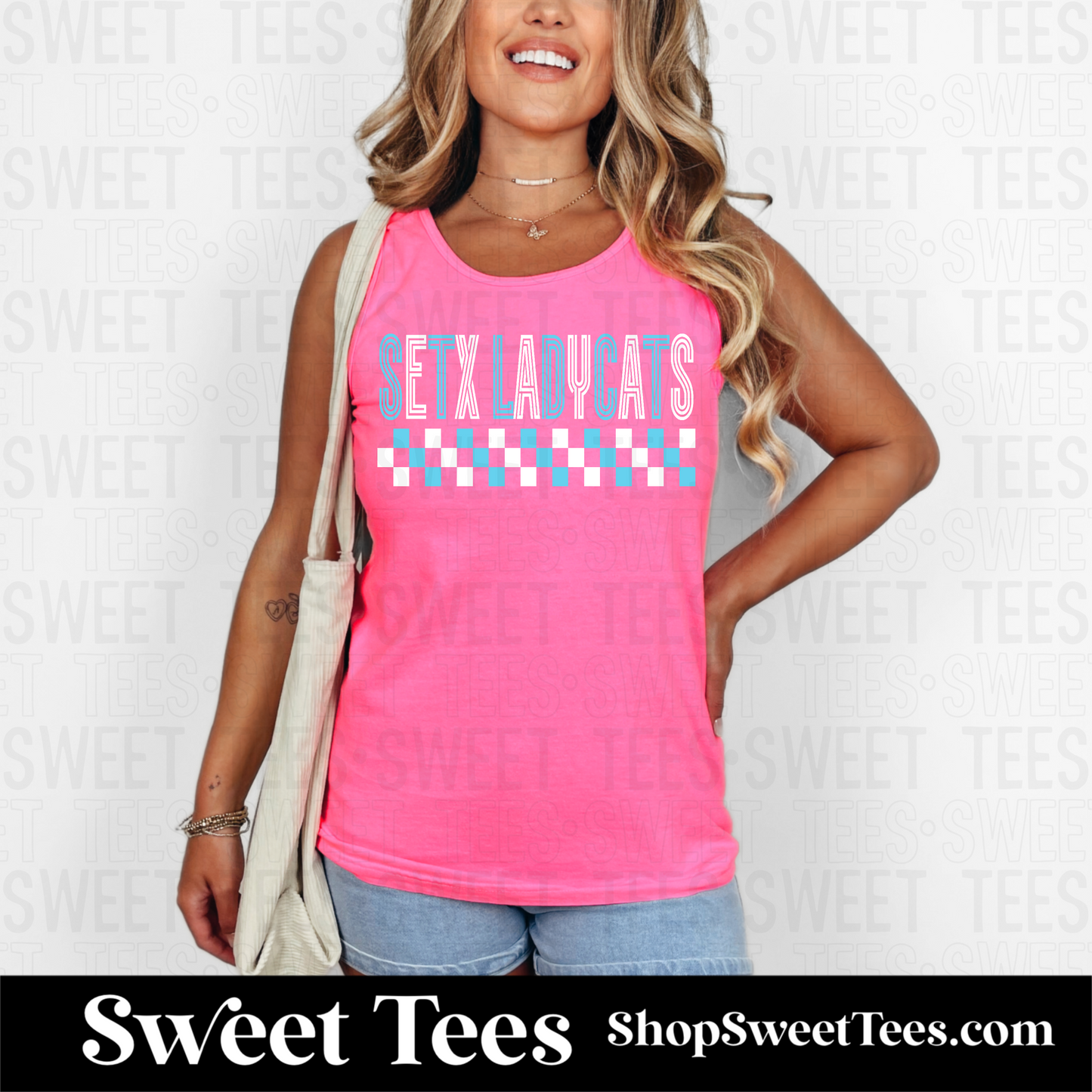 SETX Ladycats Checker Inline CC Tank