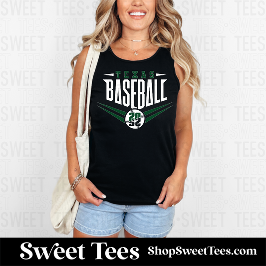 Texas Baseball 002 Unisex Tank