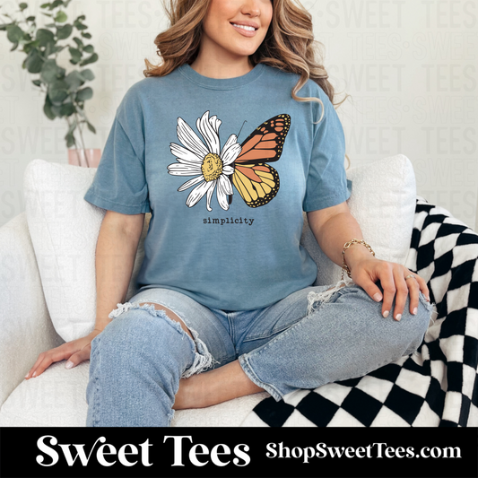 Butterfly Simplicity tee