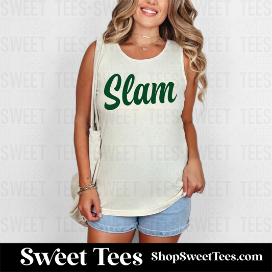Slam Vintage Script CC Tank