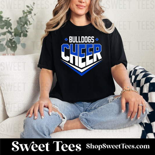 Bulldogs Cheer 001 tee
