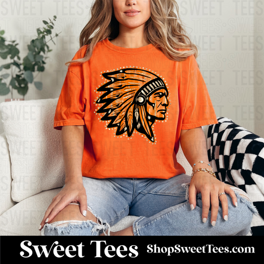 Grand Saline Painted Indian Head tee